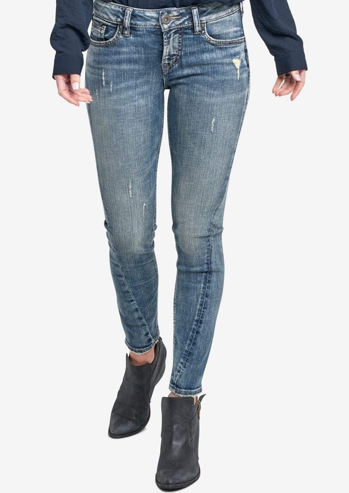 Silver Aiko ankle Skinny jeans size 31x27